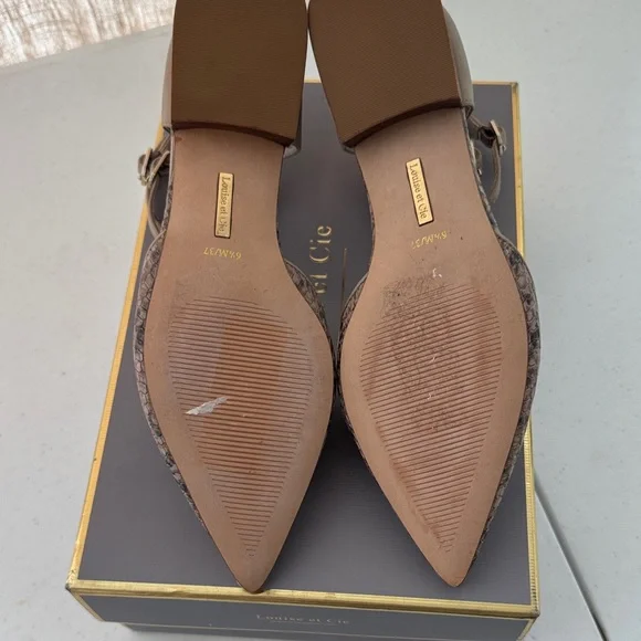 Louise et Cie Snakeskin Patterned Heels - Picture 5 of 5